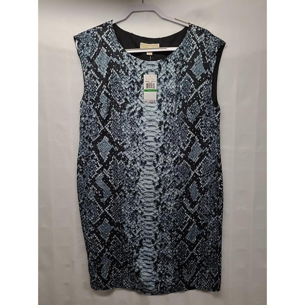 Michael Kors Dress Snakeskin Print‎ Beaded